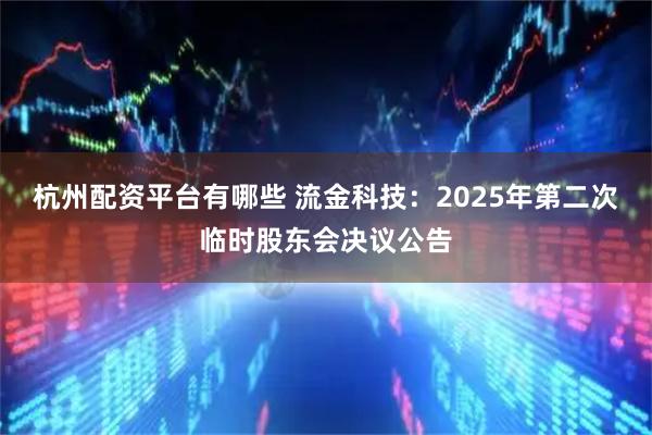 杭州配资平台有哪些 流金科技：2025年第二次临时股东会决议公告