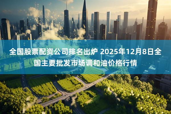 全国股票配资公司排名出炉 2025年12月8日全国主要批发市场调和油价格行情