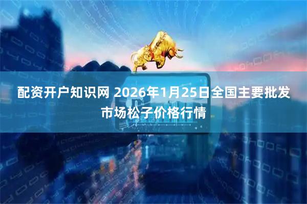 配资开户知识网 2026年1月25日全国主要批发市场松子价格行情